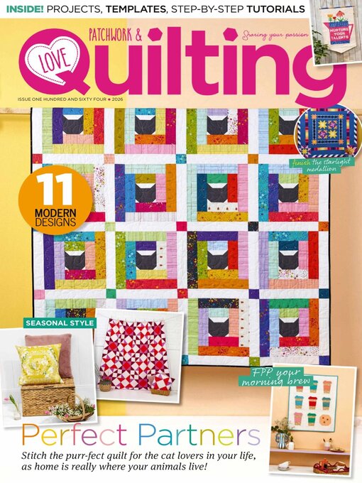 Cover image for Love Patchwork & Quilting